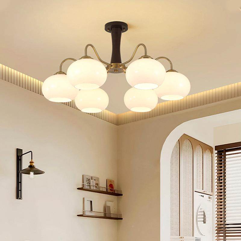 中336新式古风吸顶吊灯款原木奶油风厅吊灯美式复古客卧室餐复厅,家装灯饰光源,智能吊灯,淘宝优惠券,粉丝福利购,淘宝优惠卷