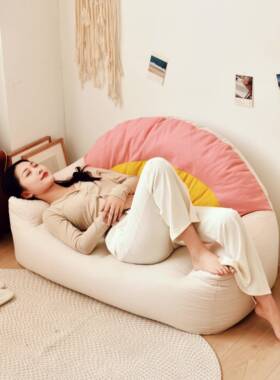 9U人沙发可懒躺睡女生卧GYP小型可爱双室人榻榻米阳台躺可卧小沙