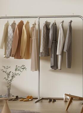 架落地卧室家晾用挂衣衣架红转角衣帽架室内网隔夜SSB不锈钢芳素