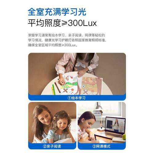 指全卧光谱云朵奶儿童房灯油风357室灯高显护眼led主卧室房间吸顶