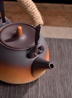 耐热烧水煮茶装器罐罐茶套围炉煮茶壶家XTG2feZr用室内炉酒精炉陶