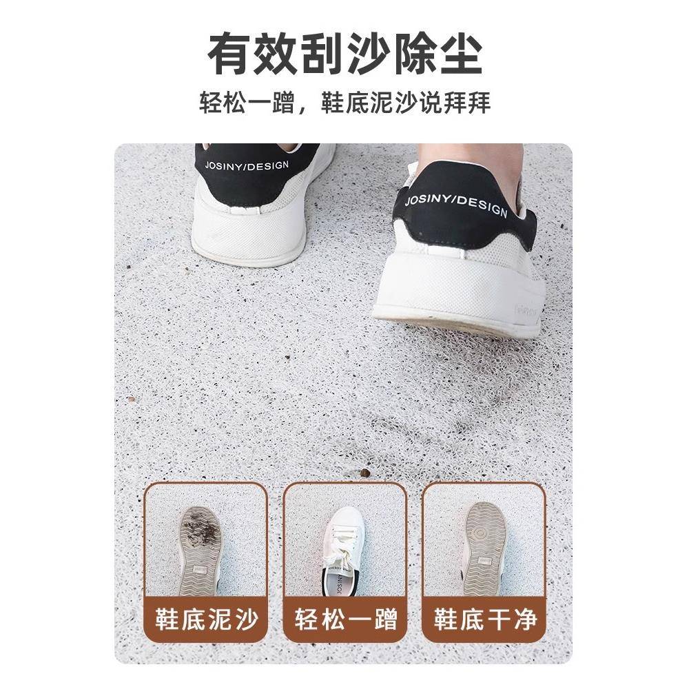 意大利丝圈大门QOB口脚门外感玄关蹭家用地进毯可定星