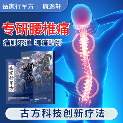 岳家行军方贴腰腿关节专用理疗贴