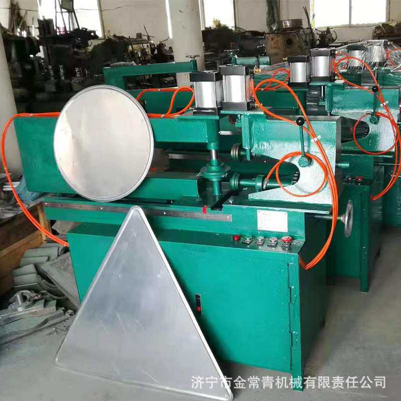 圆形铝板滚边设备 反光交通标牌制作设备 手动气动电动铁皮剪圆机