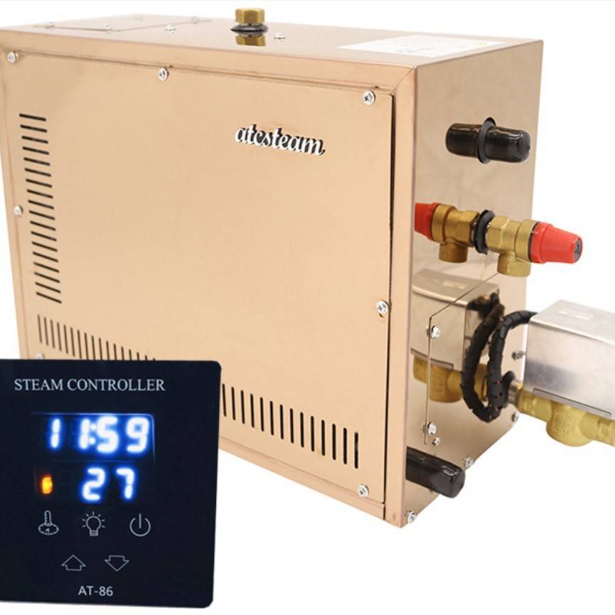 工厂供应6KW桑拿蒸汽机  家用蒸汽发生器自动除垢桑拿蒸汽房设备