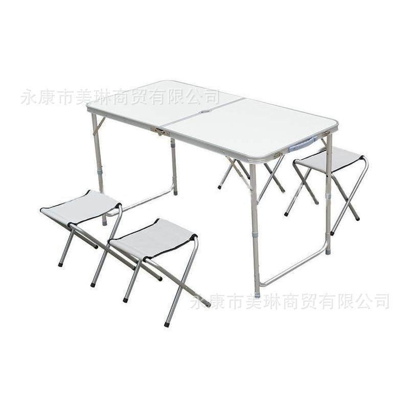 摆摊野营宣传展销桌户外露营可折叠桌椅超轻便携式铝合金折叠