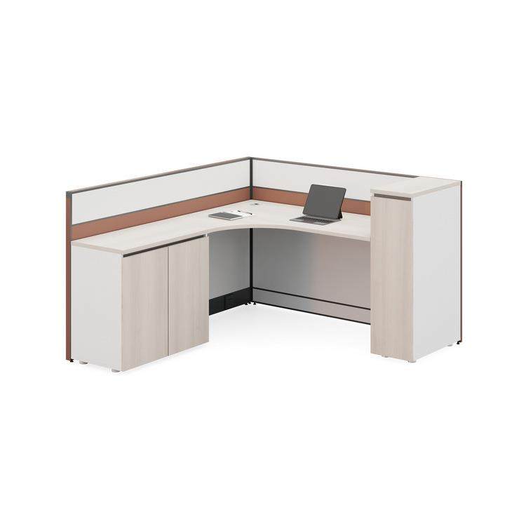 KuiShue巨树转角单人屏风职员工作台财务卡位组合电脑办公桌