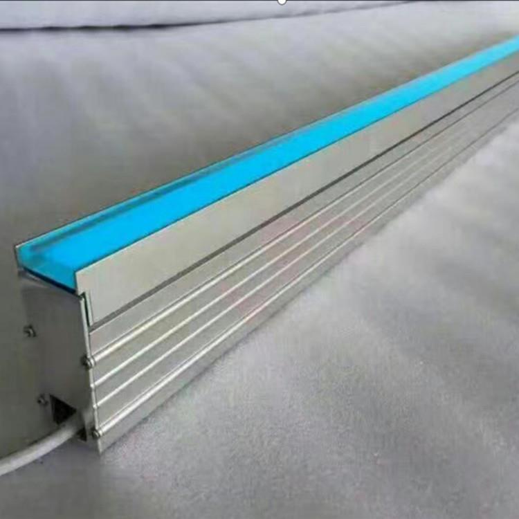 LED线性洗墙灯地埋灯线条灯透光条形地砖灯户外广场公园脚踏地灯