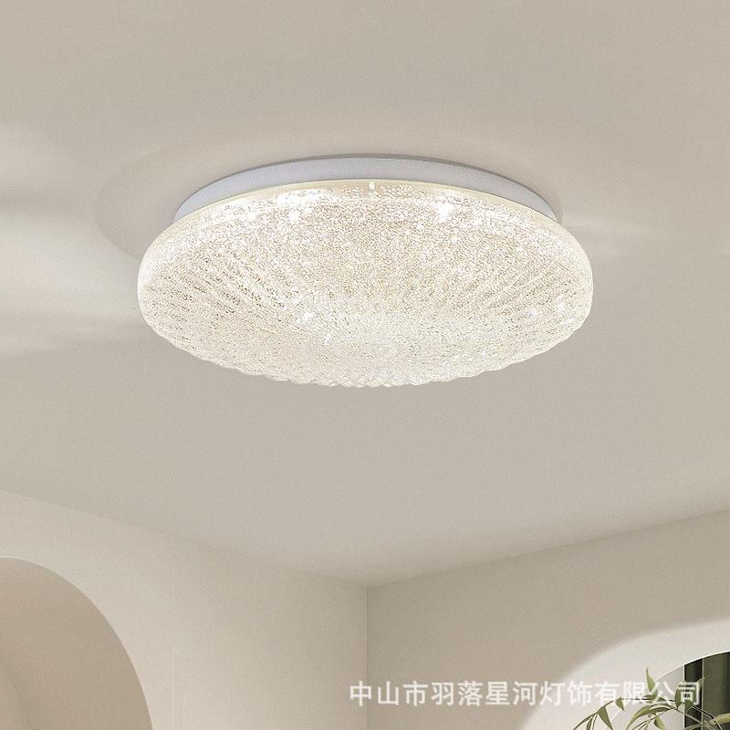 阳台吸顶灯创意简约衣帽间走廊玄关过道入户门厅轻奢法式水晶灯