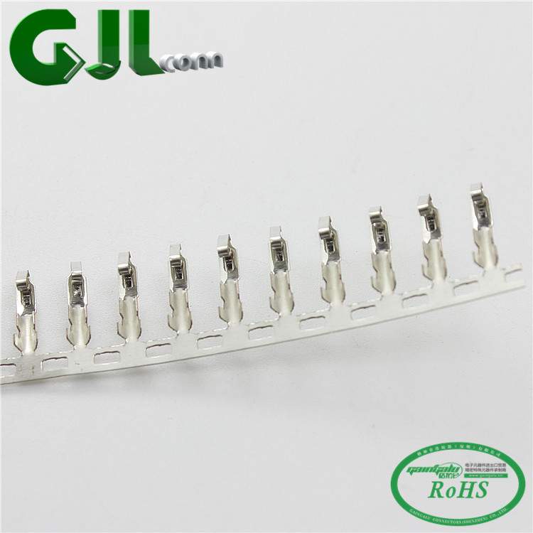 GJLCONN kF2510 间距2.54MM 簧片 冷端子 压线端子 2510接插件