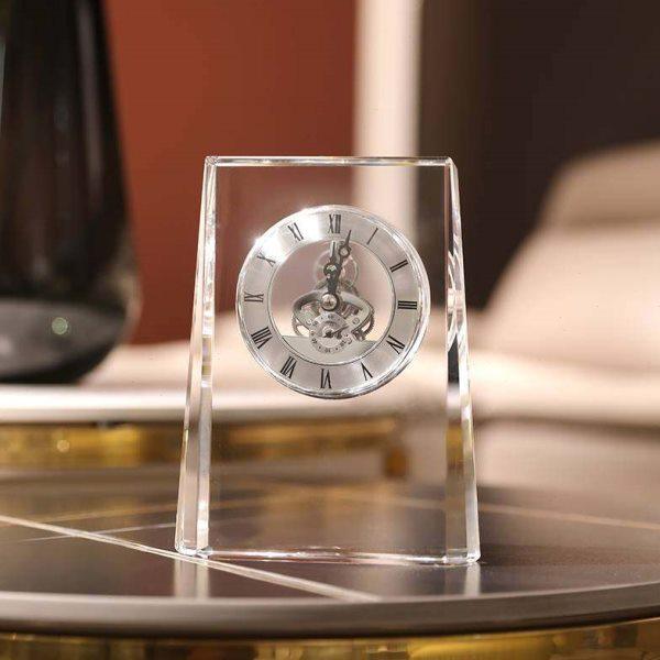 轻奢水晶座钟家用时钟客厅时尚钟表摆件办公室书桌玄关装饰摆件,家居饰品,座钟,淘宝优惠券,粉丝福利购,淘宝优惠卷