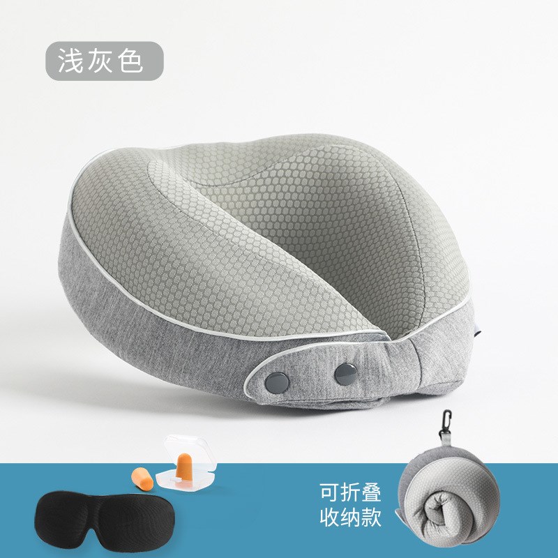 u型旅行枕坐飞机睡觉不歪脖颈枕外D出坐车长途驾车便携脖枕u型枕