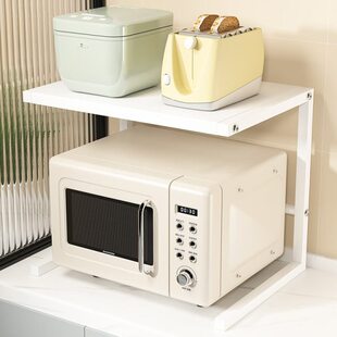 微波炉置物架厨房烤箱架子台面分层小家电收纳架家用多功能储物架