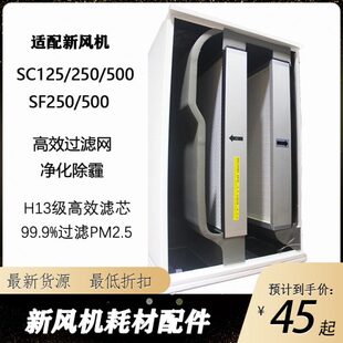 适配新风机SF250SC500远大高效过滤器超级过滤新风耗材肺保车载