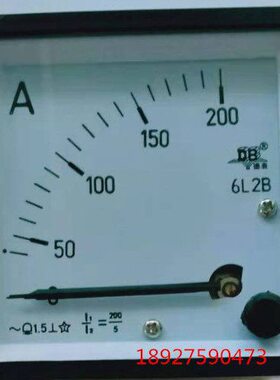 DB 广东德庆电表6L2德表 交流电流表6L2B-5A 10A 15A 20A 30A 50A