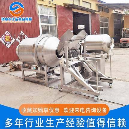 卧式滚筒食品拌料机五香肉滚筒拌料机304不锈钢滚筒拌料机