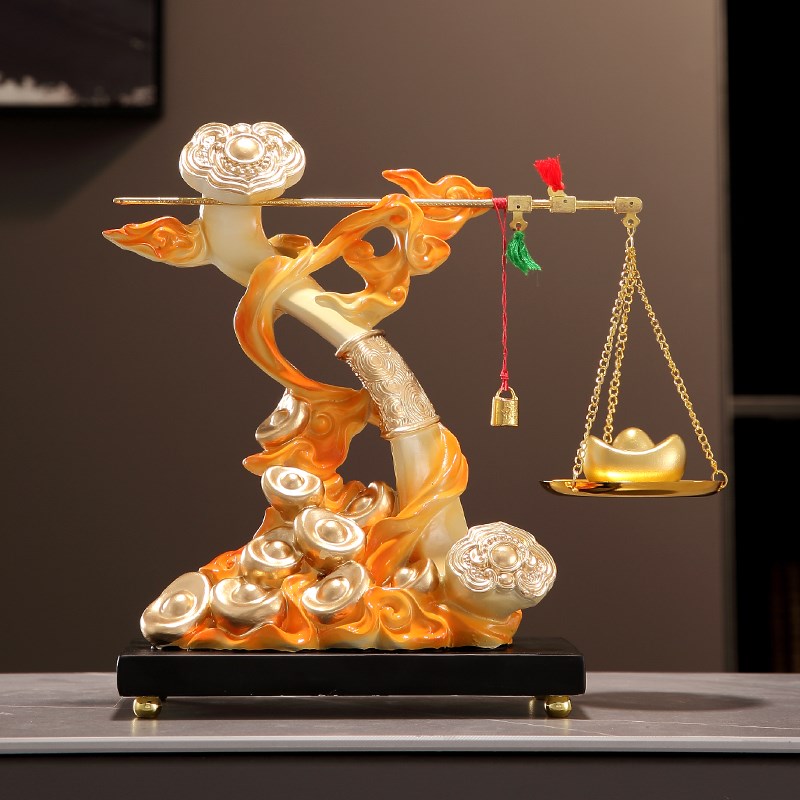 新中式称心如意摆件乔迁家居客厅电视柜玄关P装饰品酒柜新居礼品