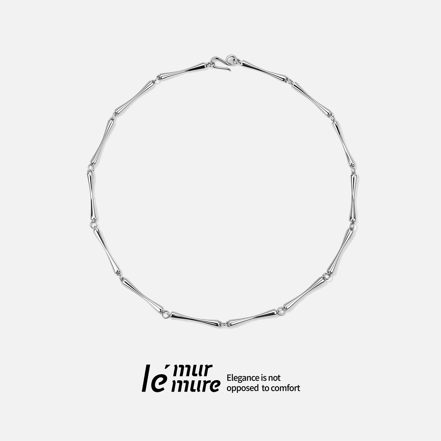 Le' Murmure 力感美学 獨家工坊出品百年传承老工匠纯手工银项链