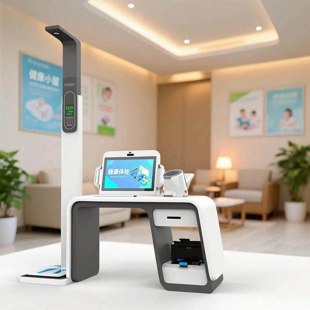 乐佳利康源头厂家HW-V2000S型多项目智能健康管理体检一体机