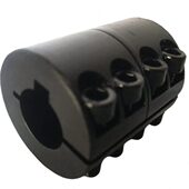 一体式 雕刻机步进伺服电机丝杆大扭矩钢性连轴器 分体钢性联轴器