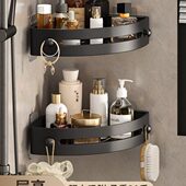 免打孔浴室三角架洗漱台卫生间壁挂置物架洗手间厕所厨房收纳角架