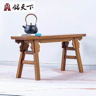 红木家具鸡翅木长板凳中式实木餐桌长条凳木凳长方形条凳长方凳子