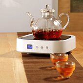 德茗堂轻奢迷你家用小型大功电陶炉茶炉家用定时加热煮茶炉 小奢