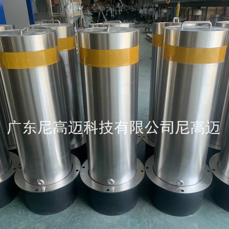 现货直供学校门活动防撞不锈钢柱浅埋可拆卸手动立柱深圳锁止车挡