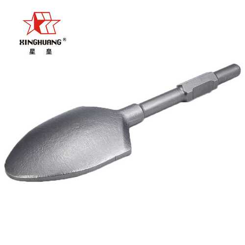 星皇六角单槽65A长柄大半圆凿电锤凿击混泥土挖坑长柄电锤大铲