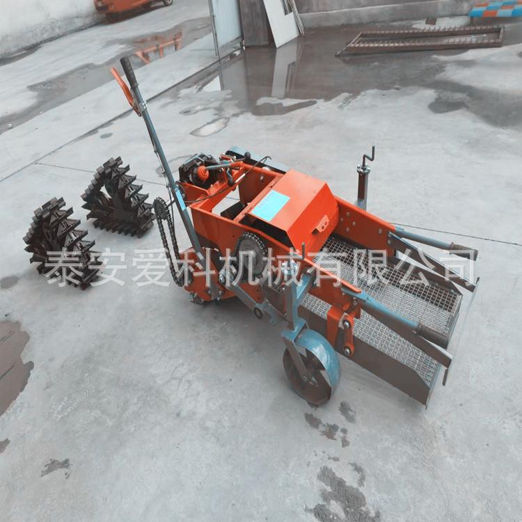 半夏收获机手扶车带半夏中药材收获机收药材适用的农用机械