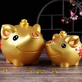 2021新款 小猪存钱罐猪小金猪储蓄罐存钱猪储钱罐猪猪摆件十二生肖