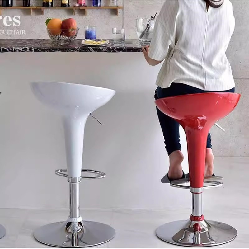 经典ABS塑料 j吧台椅可升降吧椅旋转高脚凳前台吧台凳子岛台酒吧