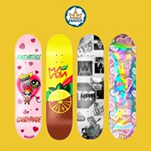 MAVEN滑板板面专业轻薄弹变色玻纤科技合作联名深脚窝双翘板面8.0