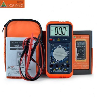 山创数字万用表DT9801/9802/9804/9808/9806自动万用表电容数字表