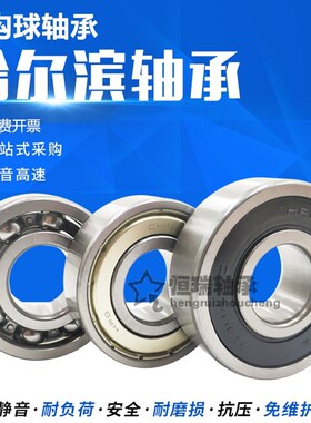 哈尔滨HRB轴承 6409 6410 6411 6412 6413 6414-2Z/2RZ/RS/开式
