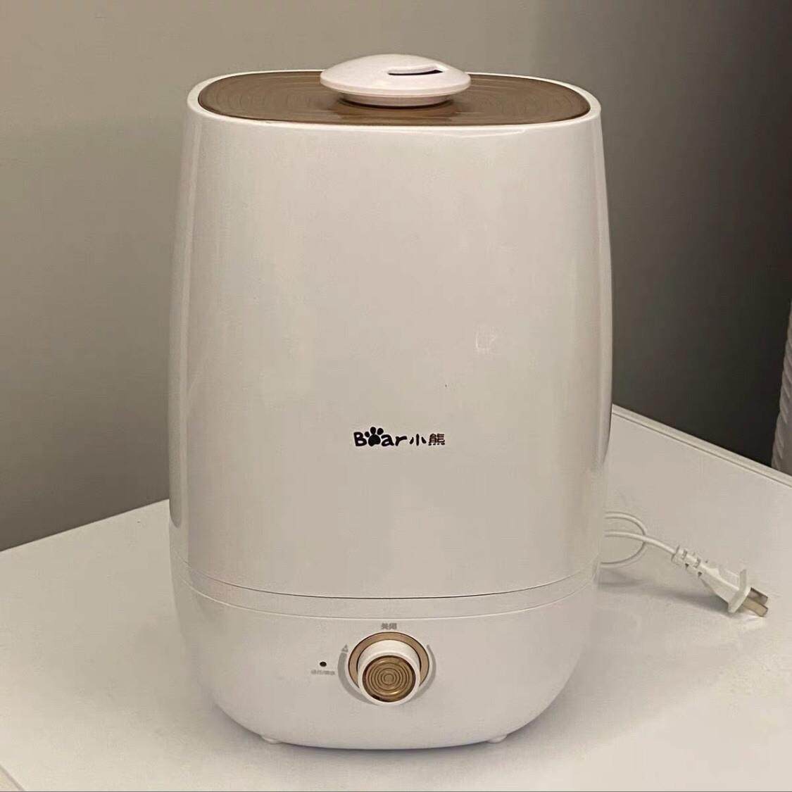 Bear/小熊 JSQ-A50U1加湿器卧室空气加湿办公室桌面静音香薰机5升