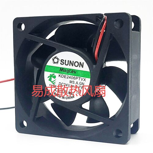 全新SUNON建准 KDE2406PTVX 6025 24V 2.7W 6厘米 变频器散热风扇