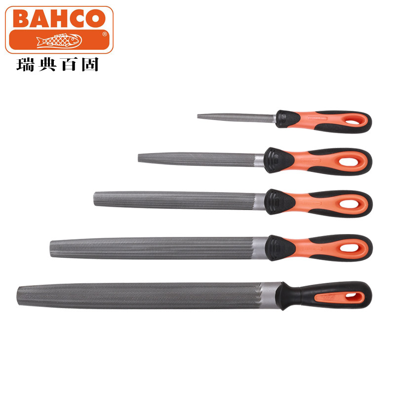 瑞典BAHCO百固粗中细纹半圆锉刀 4寸6寸8寸10寸12寸14寸金属锉刀