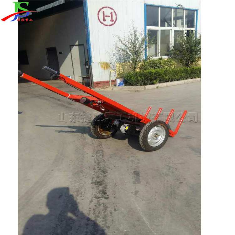 电动手推平板车 建筑工地使用电动工具车 电动拉货车 运送砖坯车
