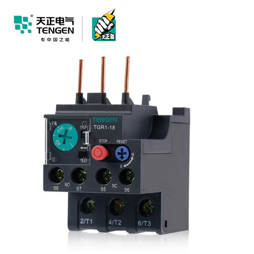 TENGEN天正 TGR1-18热继电器JR28 JRS1D NR2-25热过载保护继电器