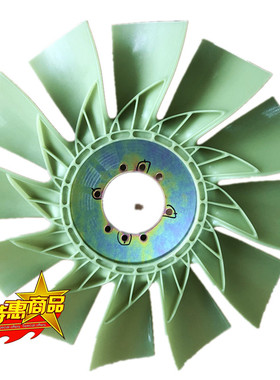 挖掘钩机卡特320D 329 325 330 336C D2发动机C6风扇叶加多叶