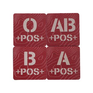 【回马枪防务h】等高线UV打印硬质 战术血型章