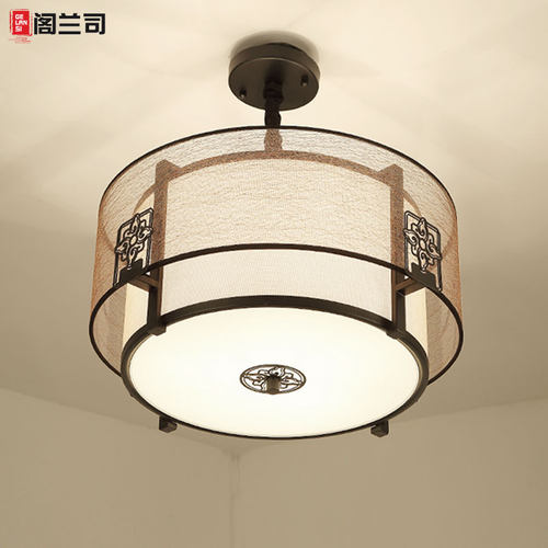 新中式餐厅吊灯复古中国风禅意书房卧室茶室酒店包间茶楼客厅灯饰