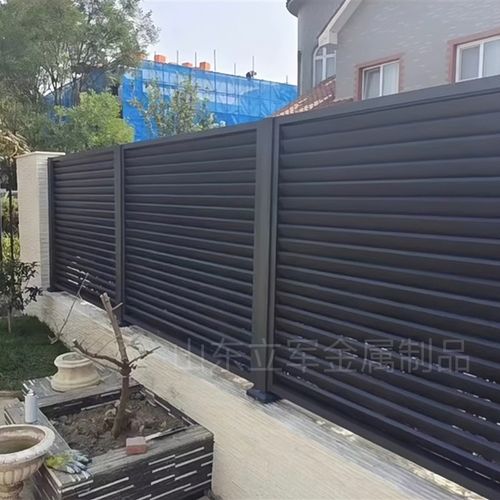 销铝艺护栏铝合金别墅庭院围栏新中式阳台栏杆室外小区围墙防护栅