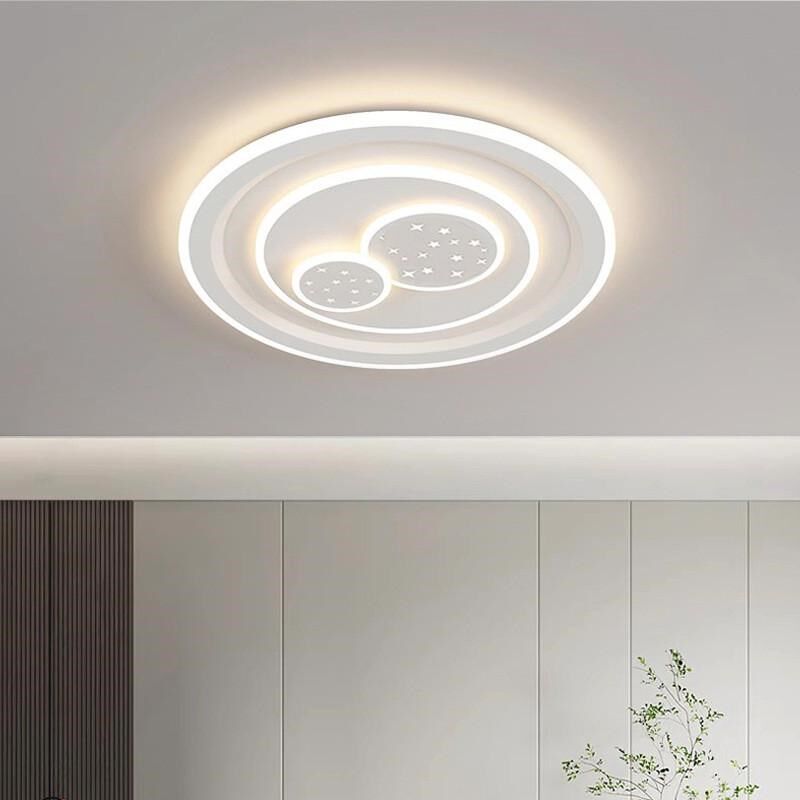 客厅灯现代简约大气2023新款中山led吸顶灯吊灯灯具组合全屋套餐