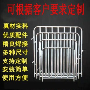 猪圈门羊圈门可定制砖砌猪舍门猪栏门保育栏热镀锌钢管限锁扣配件