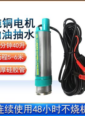 38型新款电动抽油泵12V24V220DV柴油抽油神器抽水泵浇菜抽酒尿素