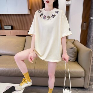 高中女生宽松休闲纯棉T恤夏15新款16岁初中学生时尚百搭短袖上衣