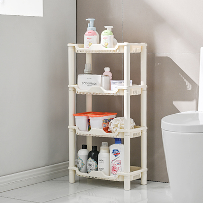 置物架塑料置物架三角形脚架浴室架厨房架多层置地架收纳整理