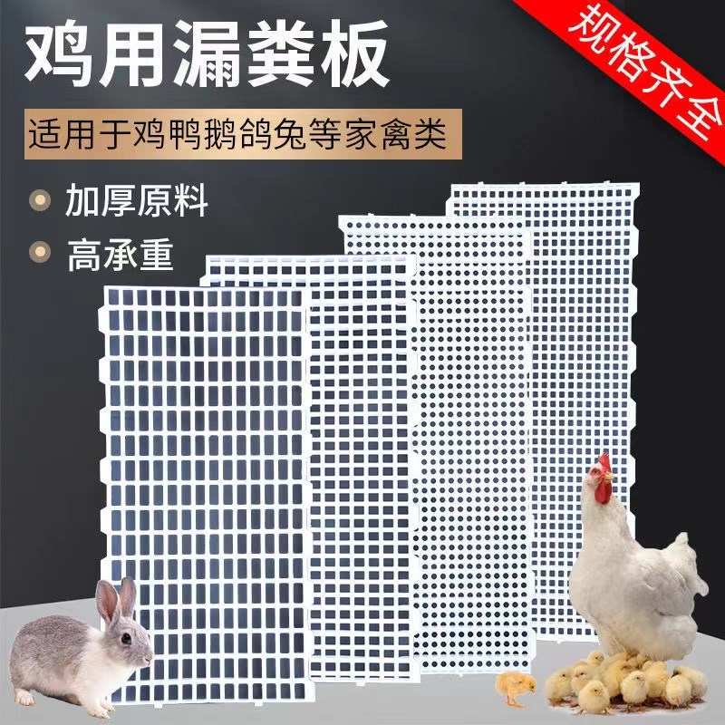 鸡用漏粪板禽类设备鸽舍鸡鸭鹅鸽清粪地板小鸡笼耐用漏屎板网格